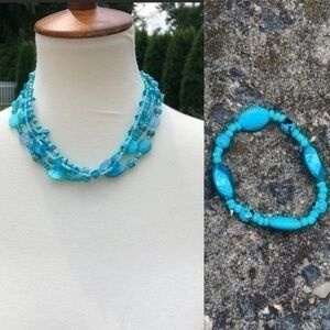 Necklace and bracelet set from Bella Del Mar